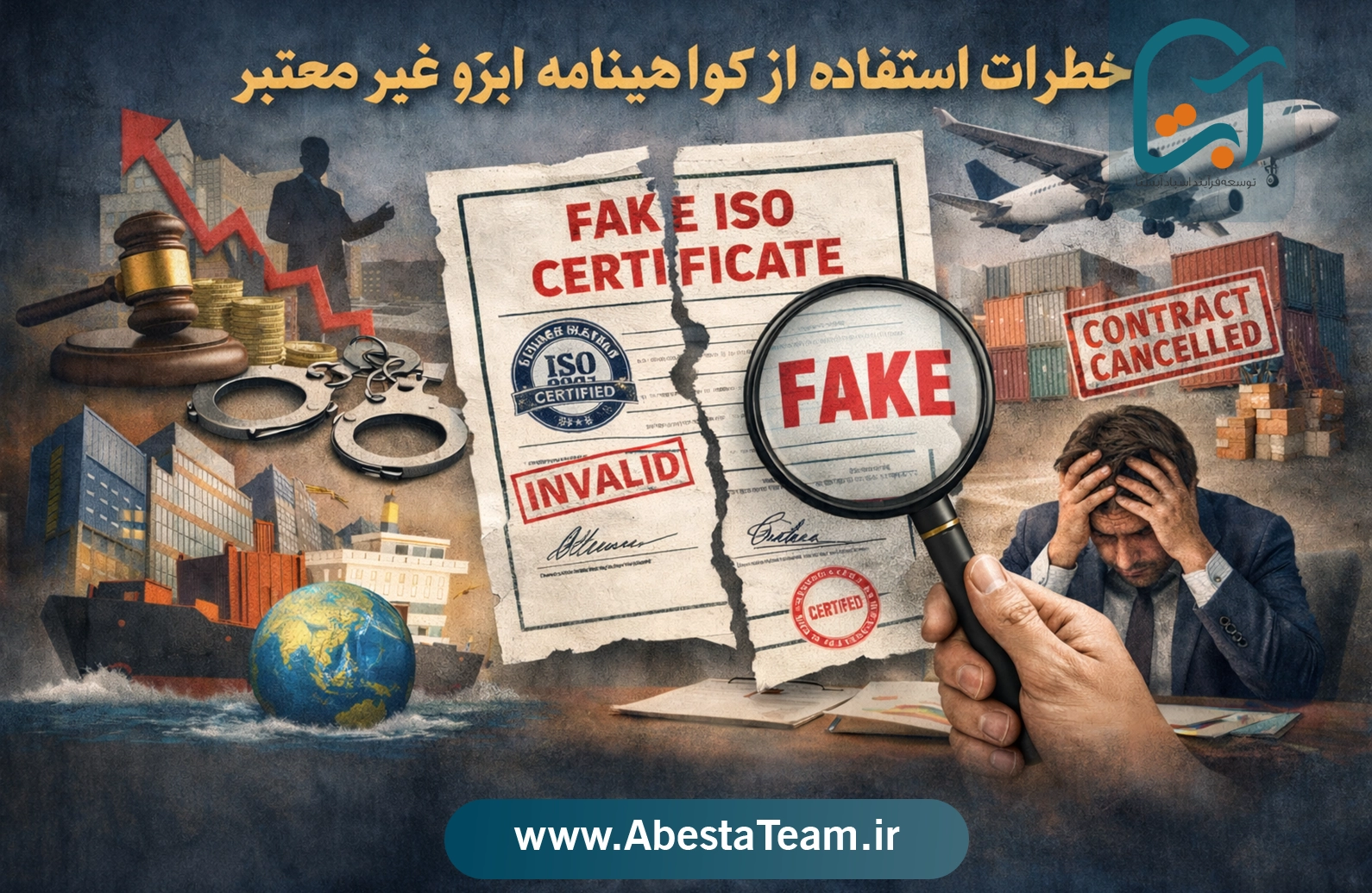 خطرات استفاده از گواهینامه ایزو تقلبی